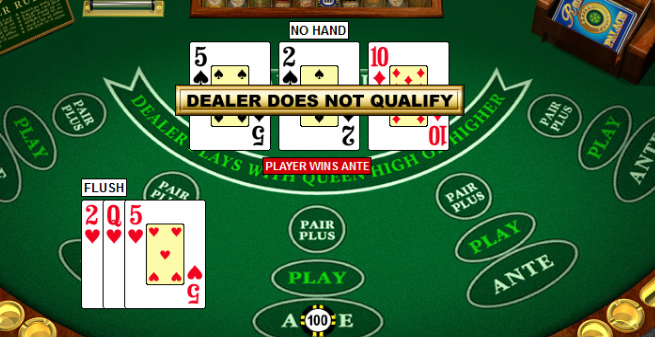 Tri Card Poker At Land Based Casino